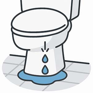 便器のぐらつき・床の水漏れ