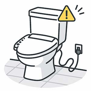 ウォシュレットの不具合