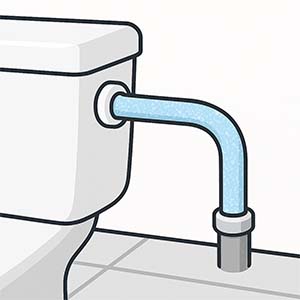 凍結した給水管